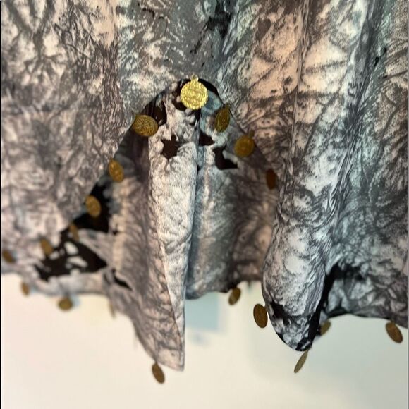 RAGA Tie Dye Spaghetti Straps Coins Top.Size XS - Picture 6 of 11